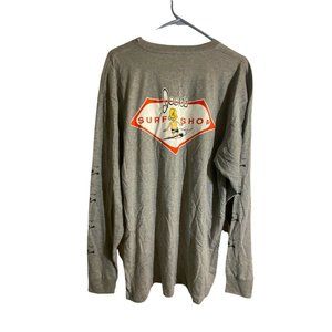 New Jacks Surfboards Mens Gray Large Long Sleeve Tshirt New